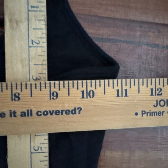 Hollister XS Womens Pleated Halter Top Black Goth Halloween Whimsigoth Ruched - Picture 7 of 9